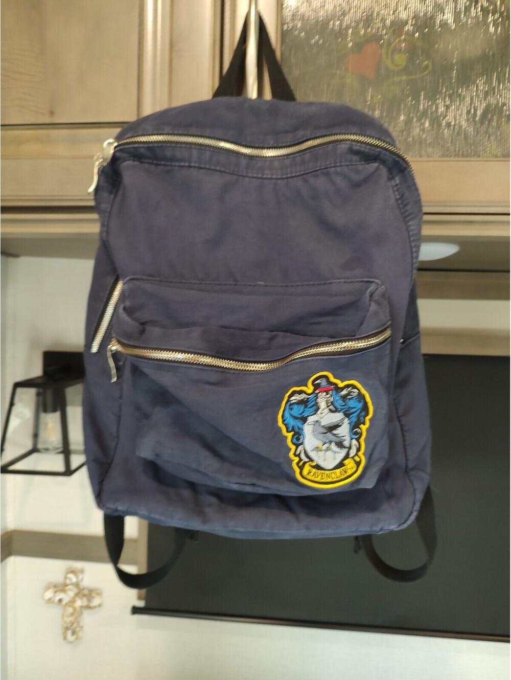 Official Wizarding World Ravenclaw Crest Backpack - Blue Canvas